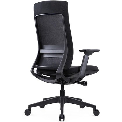 Кресло для руководителя SitZone E-VL002B, сетка, ткань, пластик, черный, -30% - 4