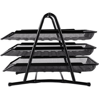 Модуль горизонтальный "Deli" на 3 лотка, черная сетка - 2