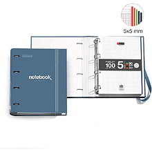 Тетрадь Miquelrius "Emotions", А4, 100 листов, клетка, темно-синий