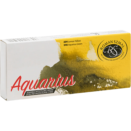 Краски акварельные "Aquarius. Starter set", 5 цветов, кюветы - 3
