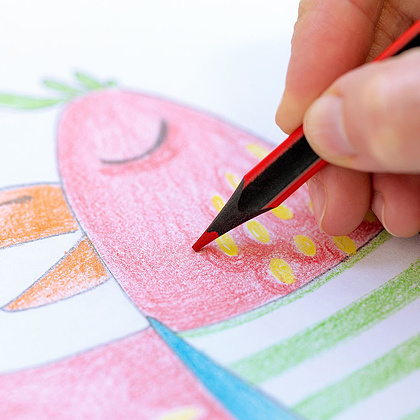 Цветные карандаши "ERGO" + точилка, 10 цветов - 8