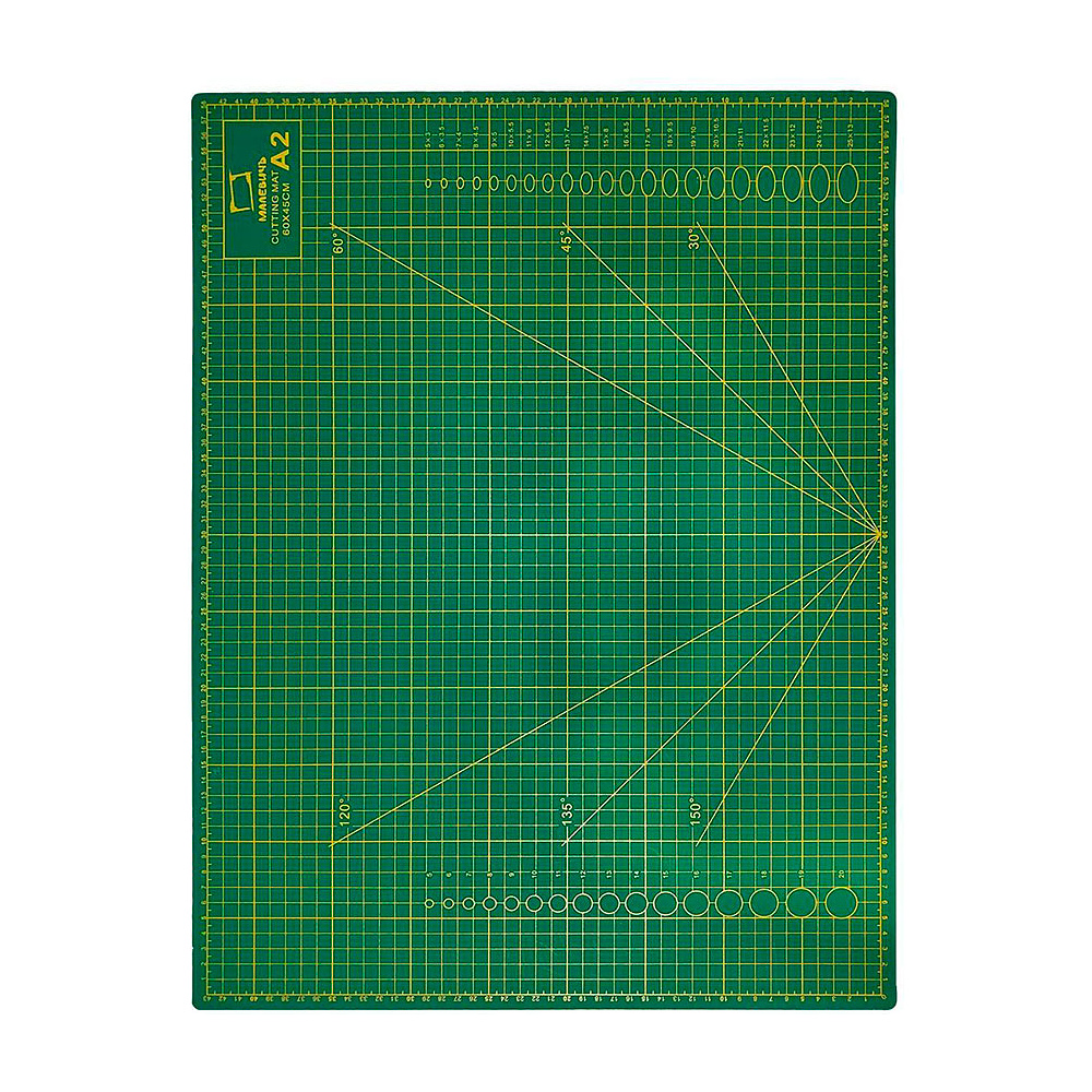 Коврик для резки "Малевичъ", А2, зеленый - 2