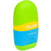 Ластик-точилка Milan "Capsule Mix", 1 отверстие, с контейнером - 4