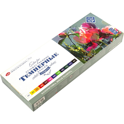 Краски темперные "Мастер Класс колористика", набор 12 цветов, тубы - 2