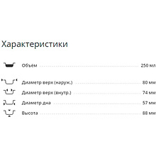 Стакан картонный, 25 шт, 250 мл