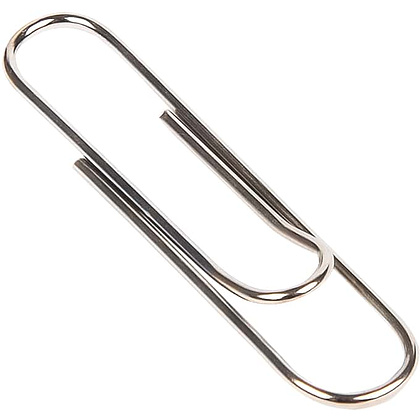 Скрепки "Kores", 33 мм, 100 шт, серебристый - 2