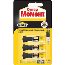 Клей универсальный секундный "Супер Момент", 1 г