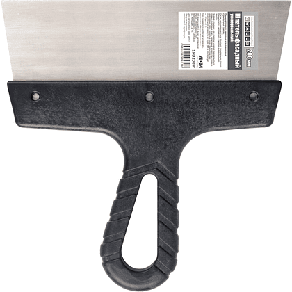 Шпатель фасадный 4Walls, SFU200W, нержавеющий, универсальный, 200 мм 