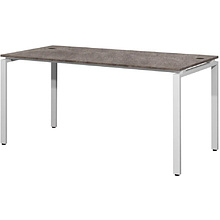 Стол письменный Millwood Лофт Сиэтл (ДТ-5), 1600х700 мм, металлокаркас белый