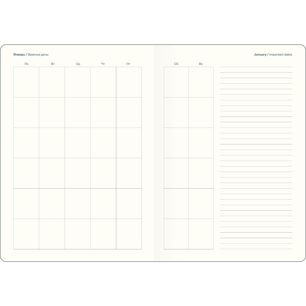 Ежедневник недатированный InFolio "Care", A5, 192 страницы, линованный, коричневый - 5