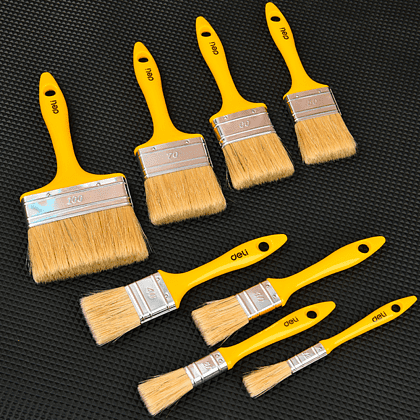 Кисть малярная Deli YS EDL509135, плоская, 2"-50 мм, смешанная щетина - 5