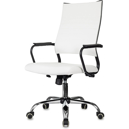 Кресло компьютерное Бюрократ CH BALANCE SL Line, экокожа, белый - 3