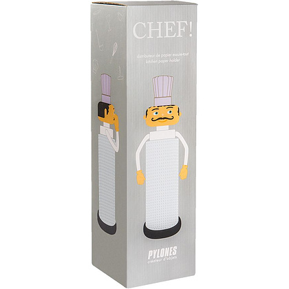 Держатель для бумажных полотенец "CHEF2", пластик, белый - 2