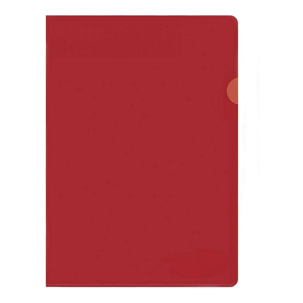 Папка-уголок "Inter-folia", A4, 115 мк, красный