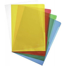 Папка-уголок "Durable", A4, 120 мк, пластик, красный