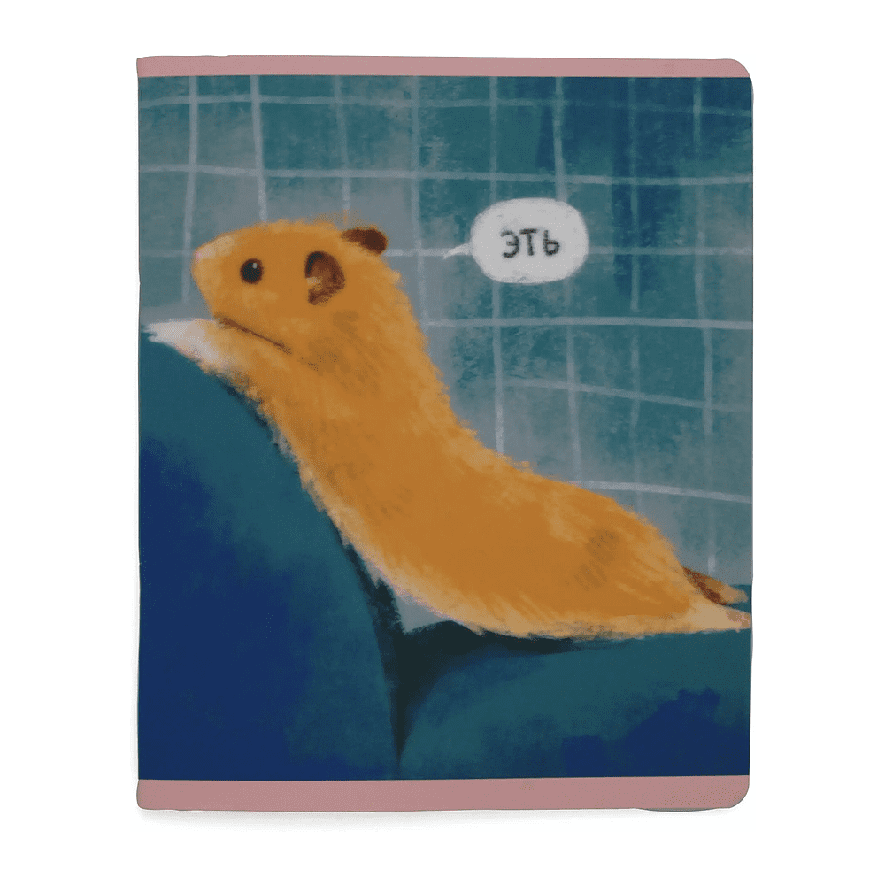 Тетрадь "Хомяки", А5, 48 листов, клетка, скоба сбоку, ассорти - 2