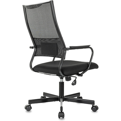 Компьютерное кресло Бюрократ CH Balance, сетка, ткань, черный, металл, черный - 5