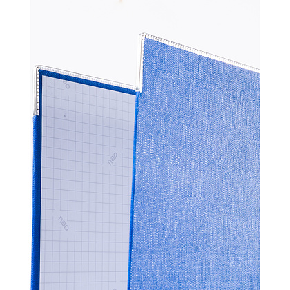 Папка-регистратор "Deli", А4, 75 мм, синий - 4