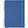Ежедневник недатированный "Pragmatic", А5, на гребне, синий - 2