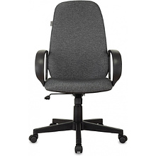 Кресло для руководителя "Бюрократ CH-808AXSN", ткань, пластик, темно-серый