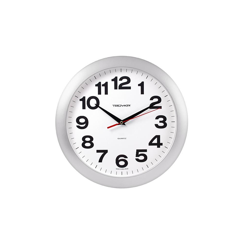 Часы настенные "9008256", серебристый