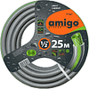 Шланг поливочный Amigo Grande 77167, 1/2", 25 м, 3-х слойный, серый - 2