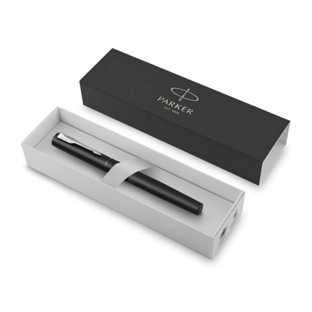 Ручка перьевая Parker "Vector XL" F21, М, черный, патрон синий - 5