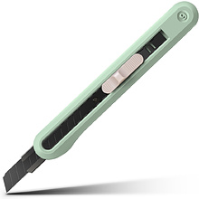 Нож для бумаги "Deli Nusign" усиленный, 0.9 см, зеленый