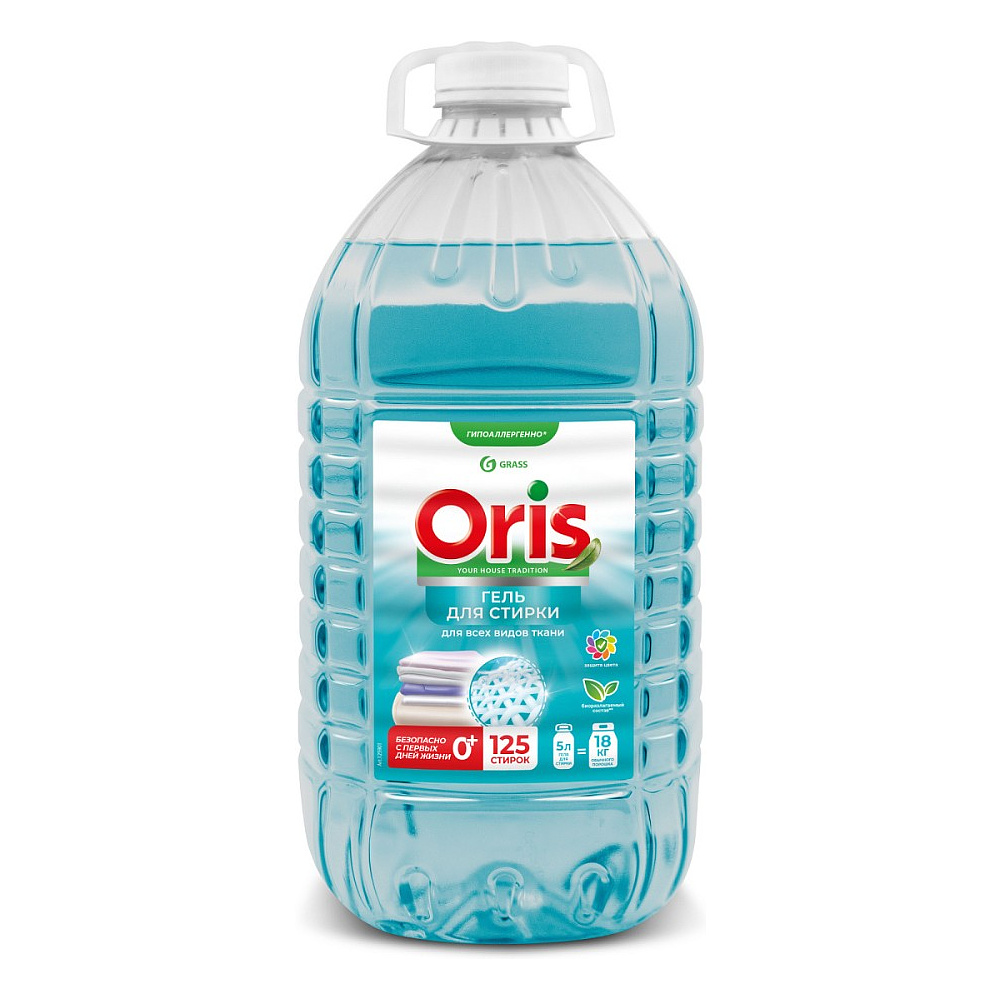 Средство для стирки "Oris", 5 л, жидкое, концентрат (125901) - 2