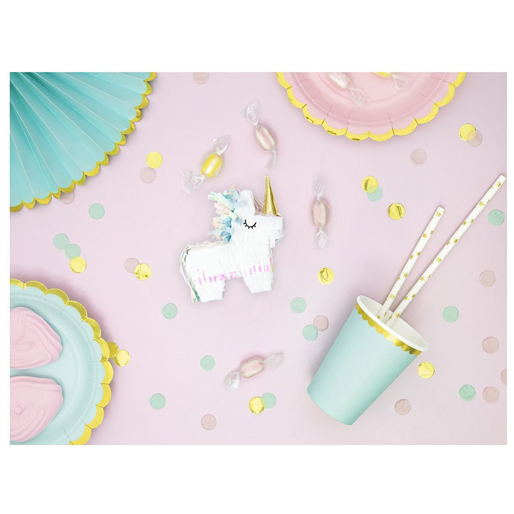 Стакан бумажный, 6 шт, 220 мл, мятный - 4