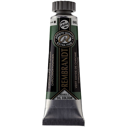 Краски масляные "Rembrandt", 668 зеленый оксид хрома, 15 мл, туба