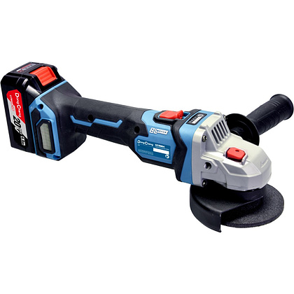 Угловая шлифмашина DongCheng DCSM04-125 (TYPE EM), 125 мм, 2 АКБ, 4 Ач, З/У 2 А - 5