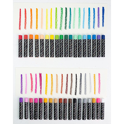 Пастель масляная "Малевичъ" профессиональная, 36 цветов - 2