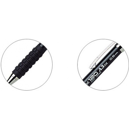 Карандаш автоматический "Pentel 120 A3", 0.5 мм, c ластиком - 2