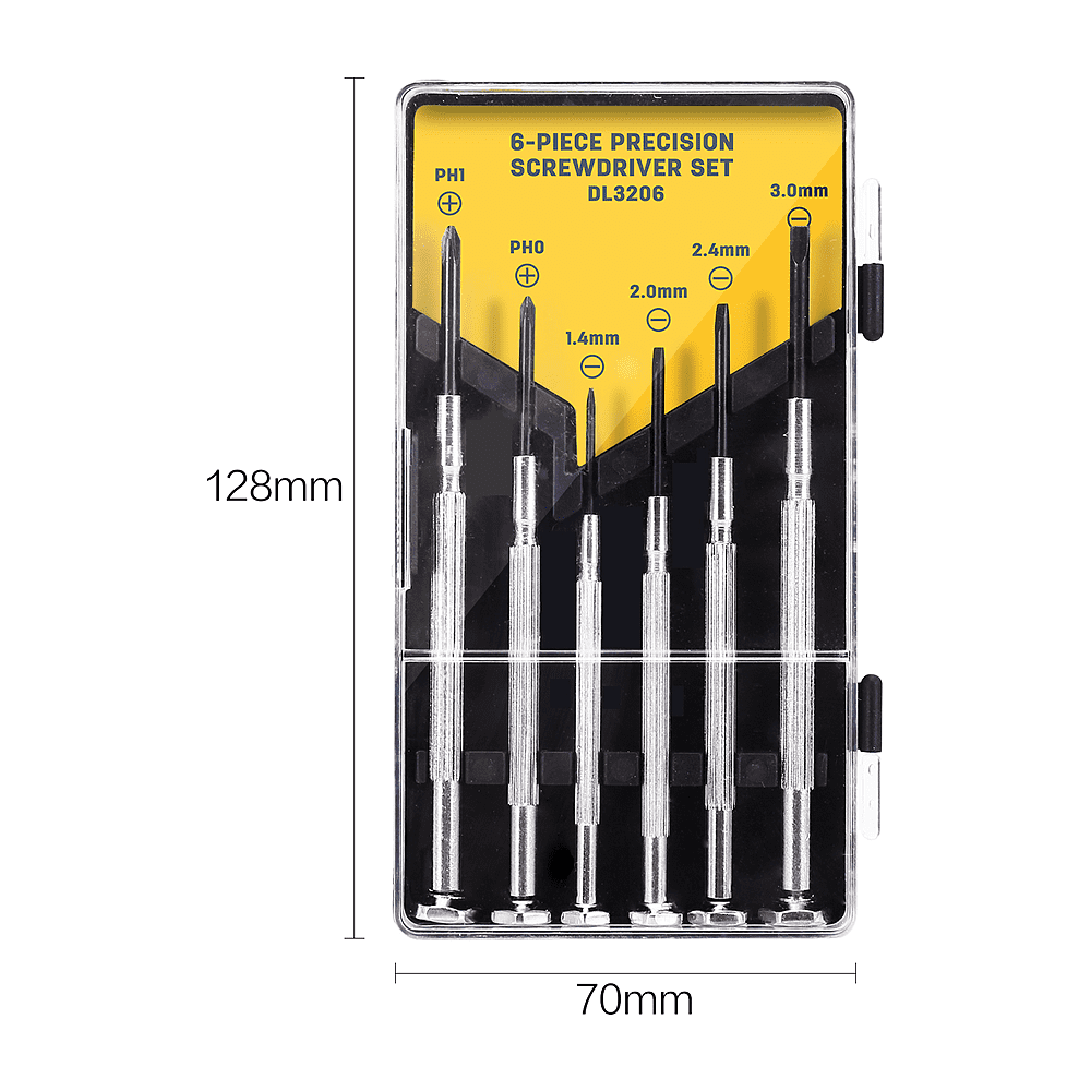 Набор прецизионных отверток Deli YS EDL3206, 6 шт - 4