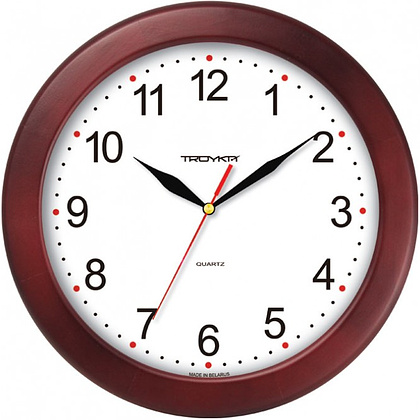 Часы настенные "988957", темно-коричневый