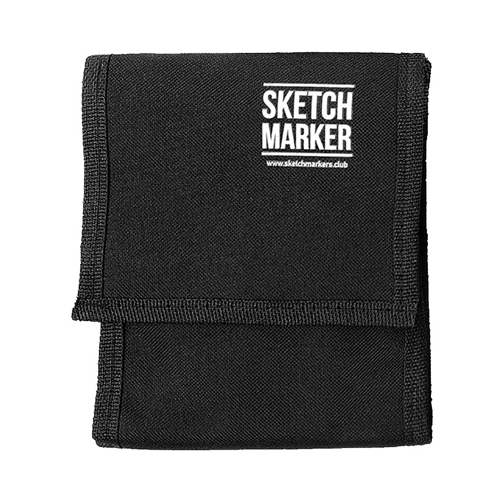 Пенал для маркеров "Sketchmarker", на 12 шт, 15.6x7.5x6 см, черный