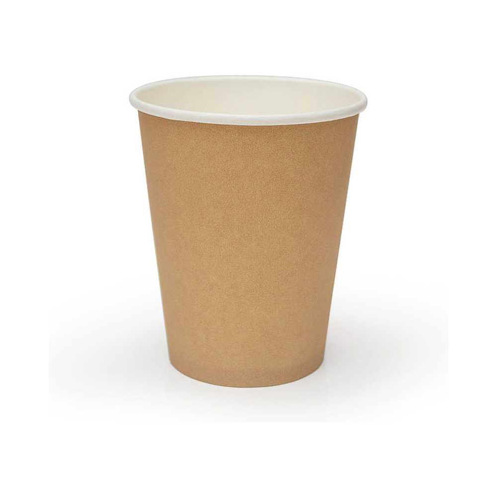 Стакан картонный, 300 мл, 1 слой, 50 шт/упак, крафт