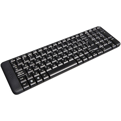Клавиатура + мышь Logitech "MK220", беспроводная, черный - 3