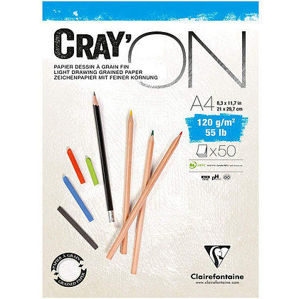 Блок-склейка "Cray'On", А4, 120 г/м2, 50 листов