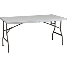 Стол складной 1520х760х740 мм, пластик, белый