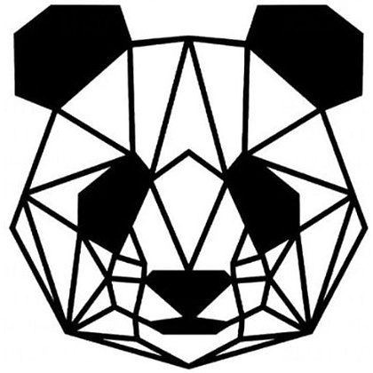 Пано настенное Woodary "2318", 40.5x40 см, черный