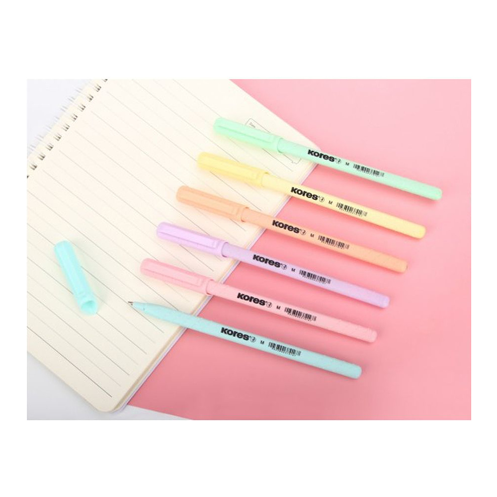 Ручка шариковая "К0 Pastel", 0.7 мм, ассорти, стерж. синий - 2