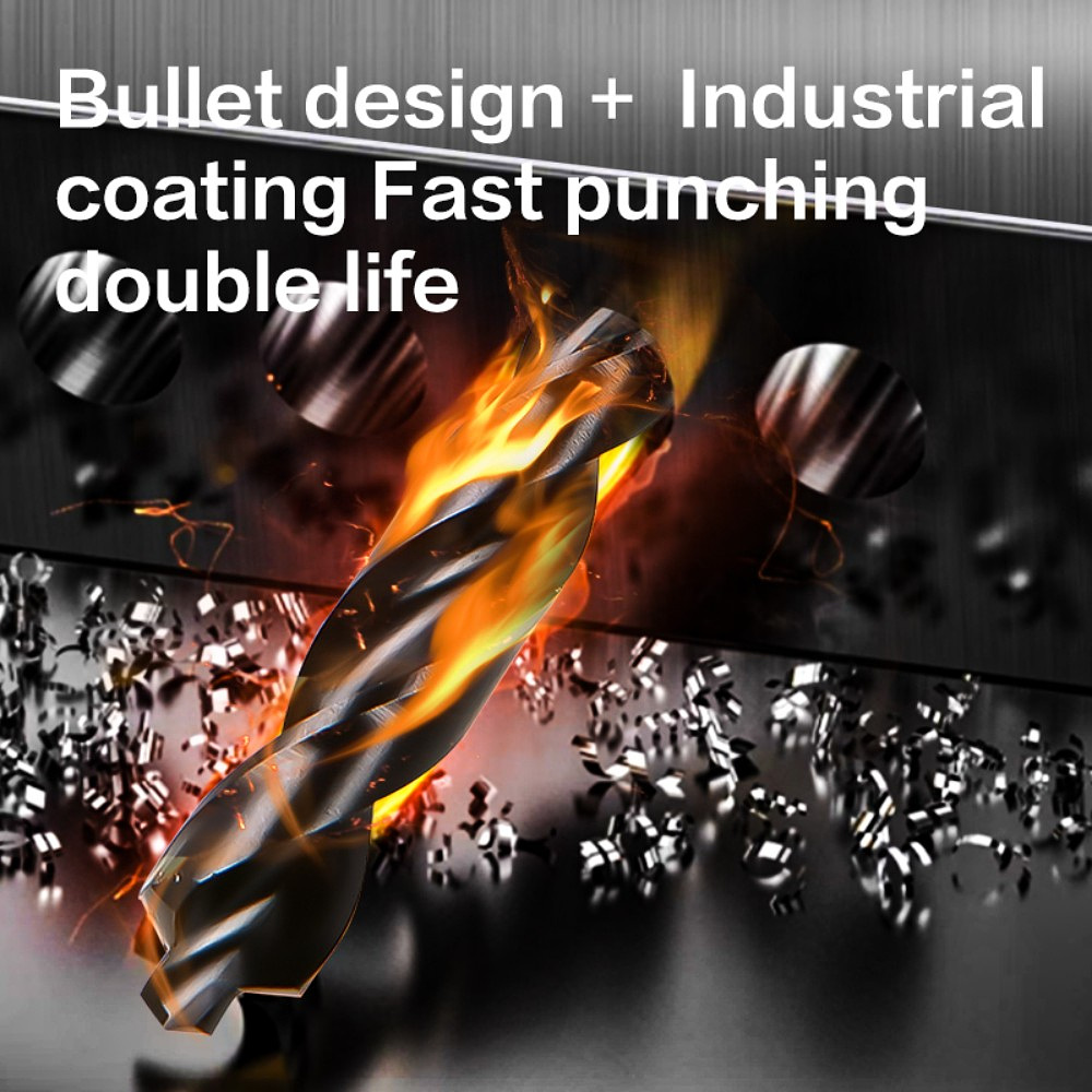 Сверло по металлу Deli RS EDH-MHZ120-E4, 12.0 мм, DIN 338, HSS-TiN - 6