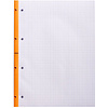 Сменный блок для тетради на кольцах "Rhodia", А4+, 80 листов, клетка, оранжевый - 2