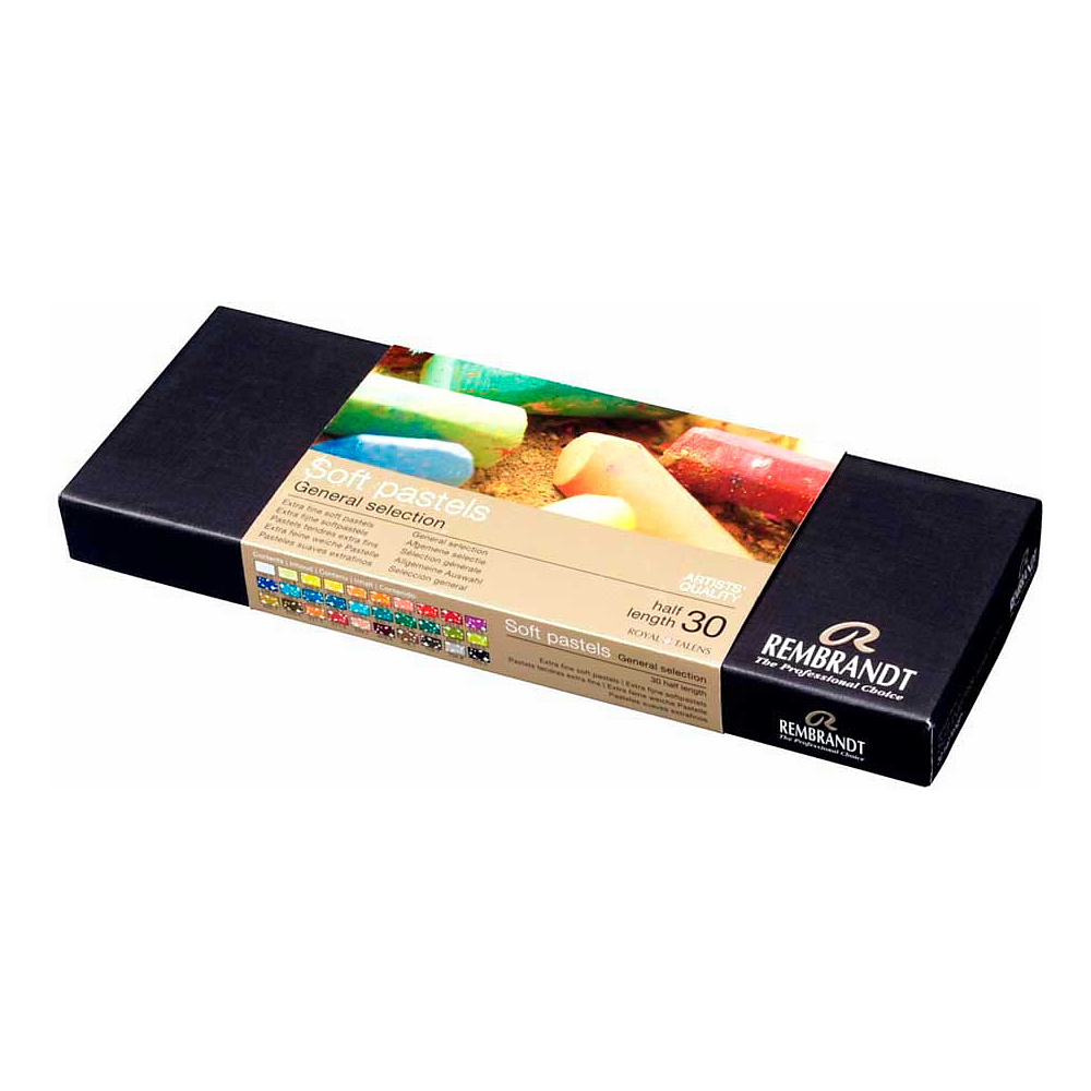 Набор мягкой пастели "Rembrandt Half Pastel" базовый, 30 цветов - 2