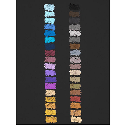 Пастель масляная "Малевичъ" профессиональная, 72 цвета - 12