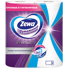 Бумажные полотенца Zewa Premium 2 слоя, 2 рулона