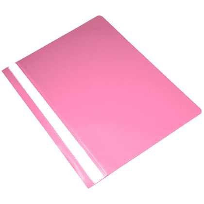 Папка-скоросшиватель "Inter-folia", А4, розовый
