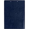 Планшет открывающийся с зажимом, A4, винил, синий - 2